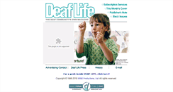 Desktop Screenshot of deaflife.com